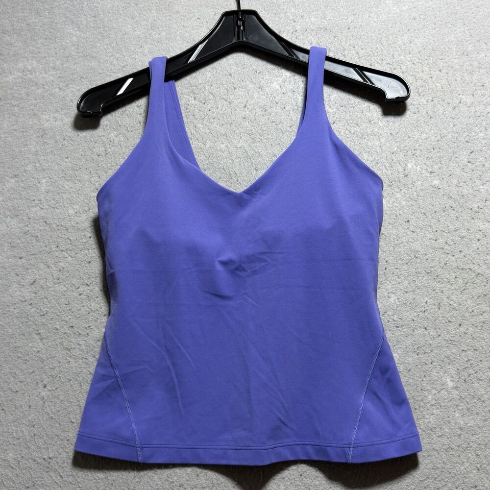 Lululemon Align Tank Top Women’s Size 8 Purple Cropped Shirt W1DTXS Sleeveless